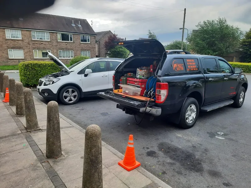 Mr Fuel Doctor engineer draining wrong fuel from vehicle tank