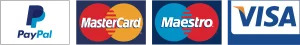 Payment Methods Accepted - Visa, MasterCard, Maestro, American Express