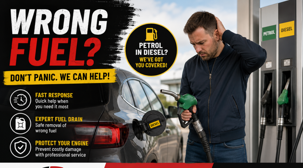 Wrong Fuel in Your Car? Here’s What to Do Next