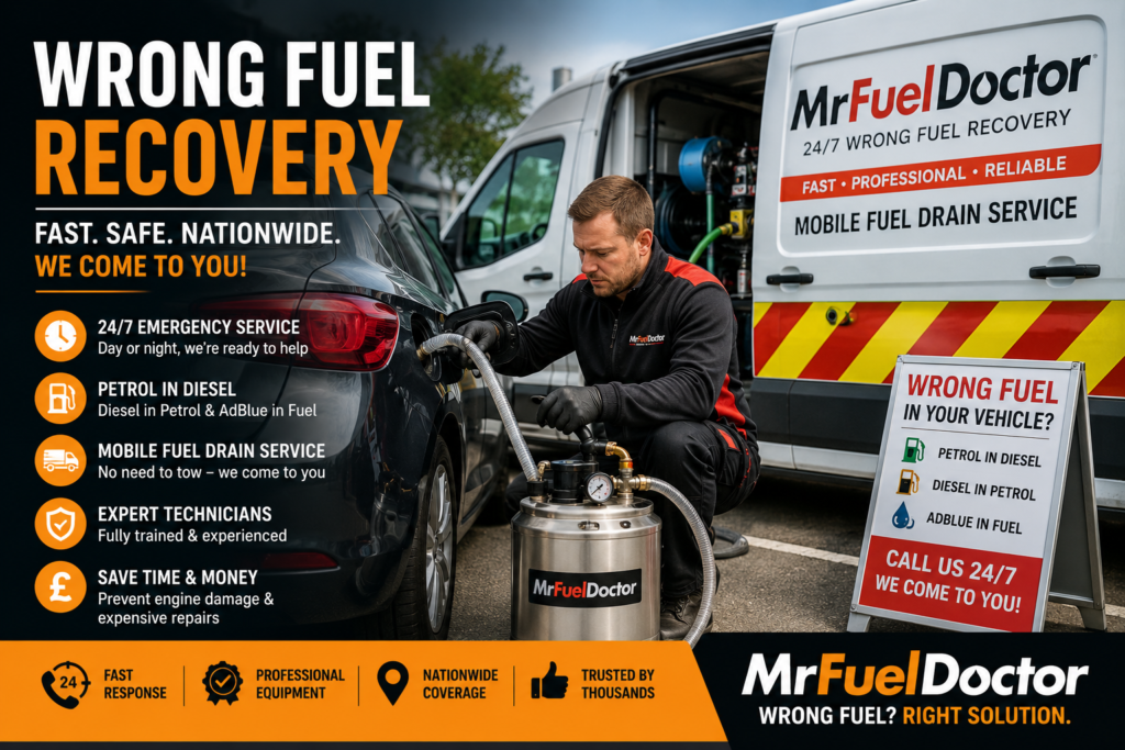 Wrong Fuel Recovery: What to Do If You Put the Wrong Fuel in Your Vehicle