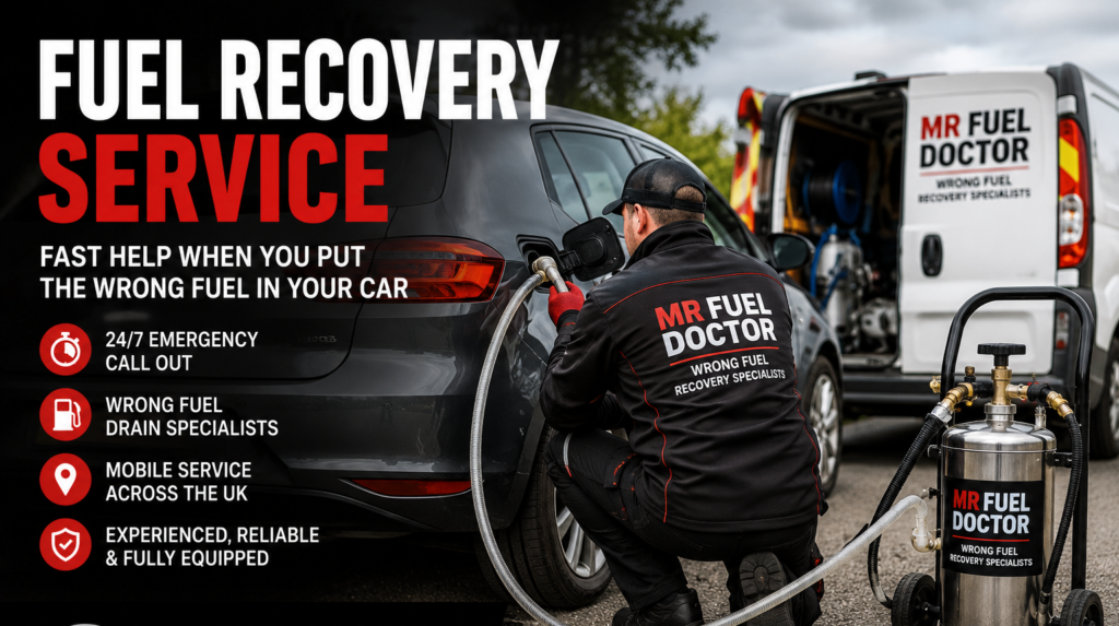 Fuel Recovery Service: Fast Help When You Put the Wrong Fuel in Your Car
