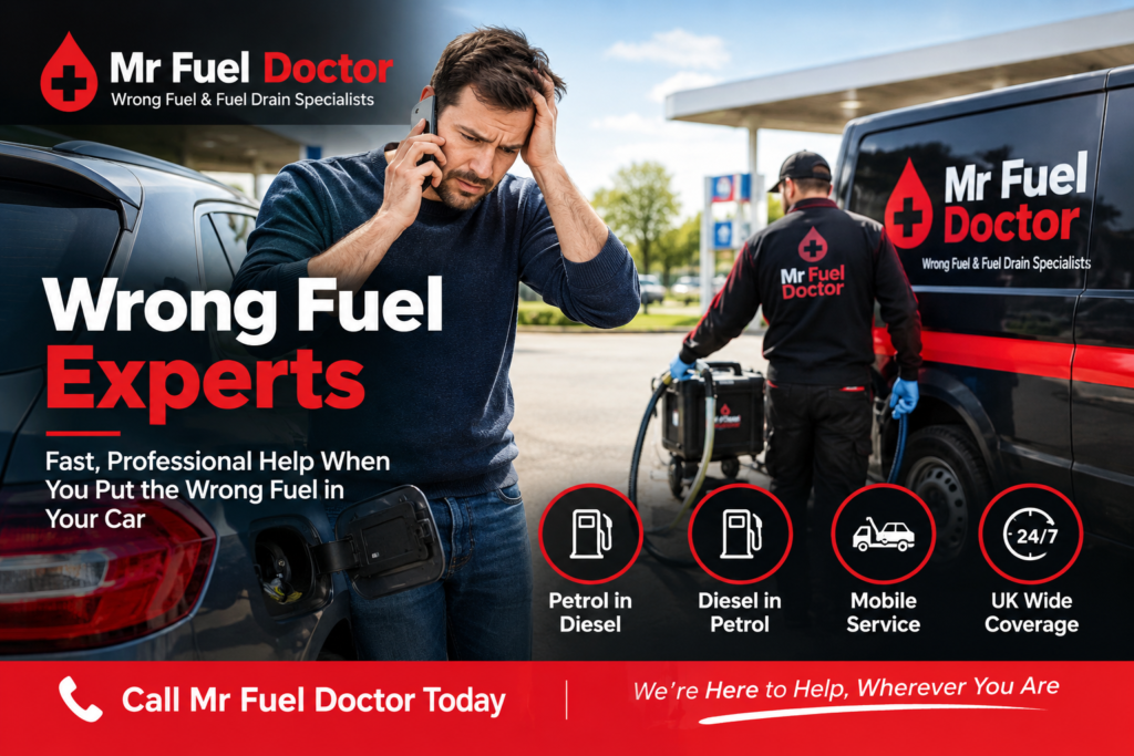 Wrong Fuel Experts: Professional Help When You Put the Wrong Fuel in Your Car